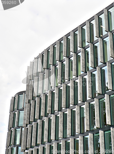 Image of Modern curvy building glass