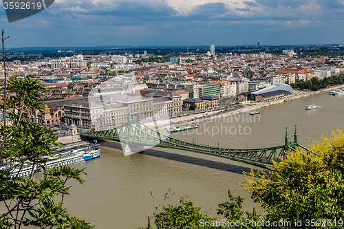 Image of Liberty Bridge in Budapest.