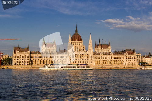 Image of The building of the Parliament in Budapest, Hungary