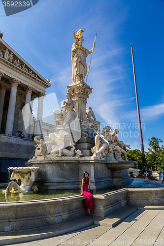 Image of Austrian Parliament Building, Vienna, Austria