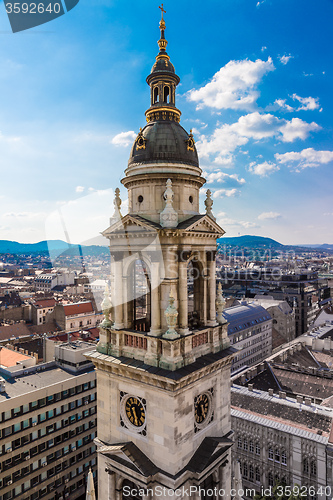 Image of Aerial view at Budapest from the top of St Stephen Basilica