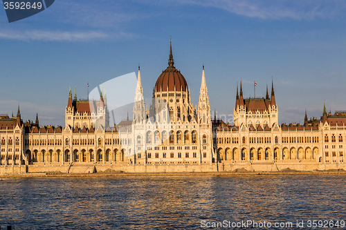 Image of The building of the Parliament in Budapest, Hungary