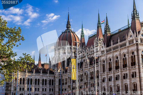 Image of The building of the Parliament in Budapest, Hungary