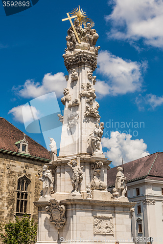 Image of Holy trinity column in Budapest