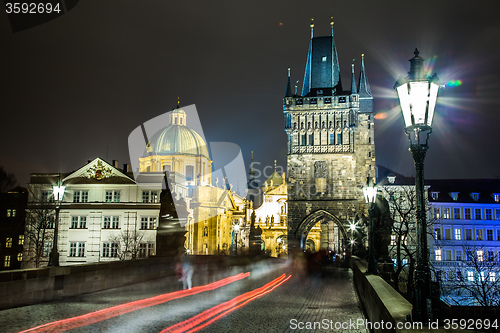 Image of Karlov or charles bridge in Prague