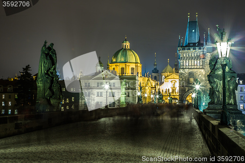 Image of Karlov or charles bridge in Prague