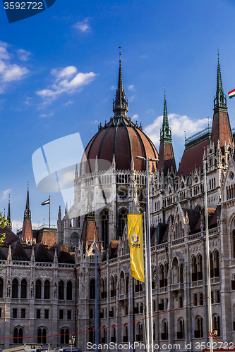 Image of The building of the Parliament in Budapest, Hungary