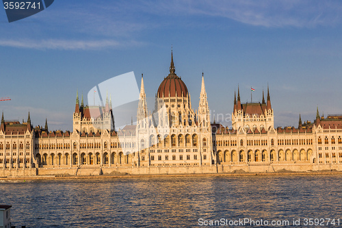 Image of The building of the Parliament in Budapest, Hungary