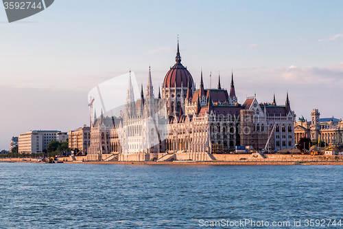 Image of The building of the Parliament in Budapest, Hungary