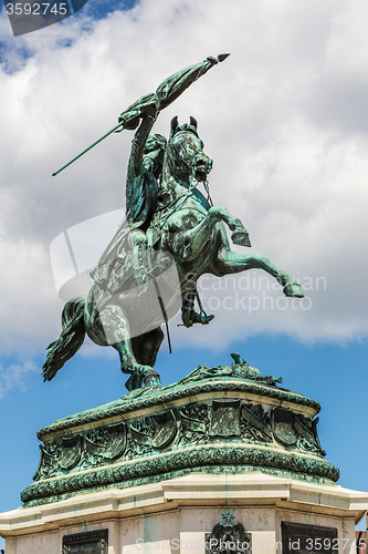 Image of Eugene of Savoy monument at the Hofburg In vienna.