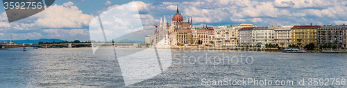 Image of The building of the Parliament in Budapest, Hungary