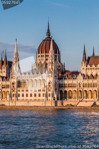 Image of The building of the Parliament in Budapest, Hungary