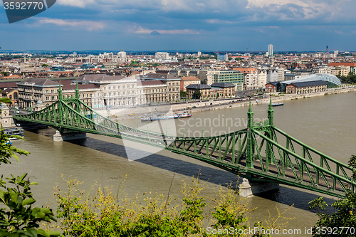 Image of Liberty Bridge in Budapest.