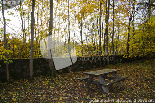 Image of Resting place at autumn