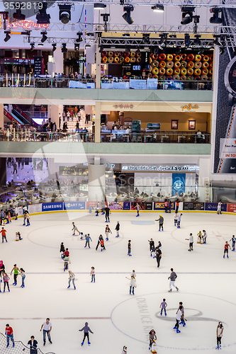 Image of The ice rink of the Dubai Mall