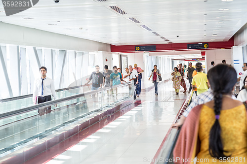 Image of Automatic Stairs at Dubai Metro Station