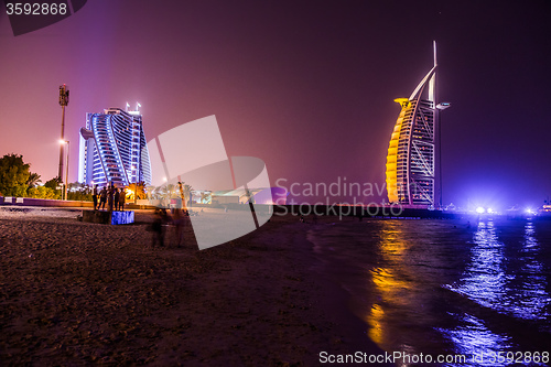 Image of Burj Al Arab is a luxury 5 stars hotel