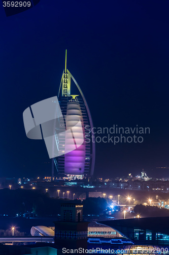 Image of Burj Al Arab is a luxury 5 stars hotel