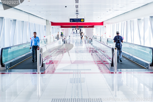 Image of Automatic Stairs at Dubai Metro Station