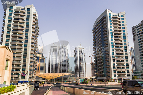 Image of Dubai Marina cityscape, UAE