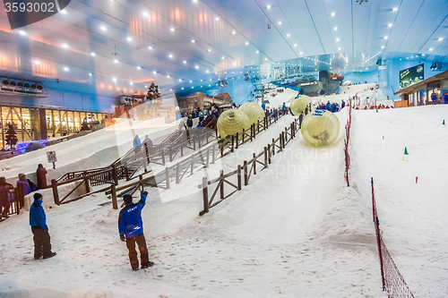 Image of Ski Dubai is an indoor ski resort with 22,500 square meters of s
