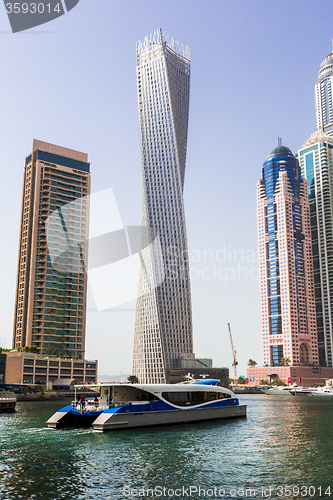 Image of Dubai Marina cityscape, UAE