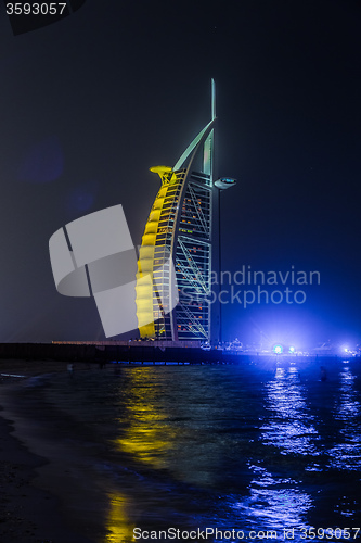 Image of Burj Al Arab is a luxury 5 stars hotel