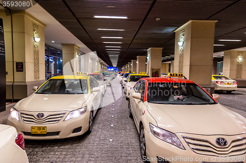 Image of Dubai taxi