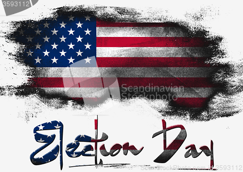 Image of Flag of United States, USA Election Day