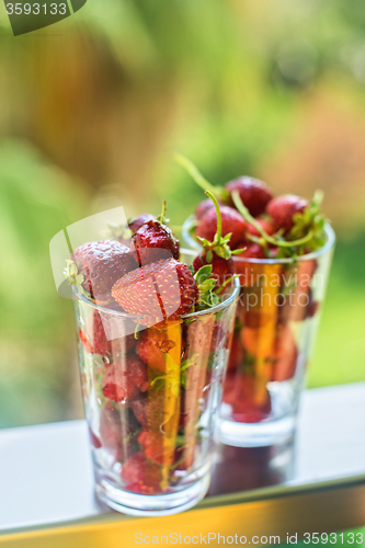 Image of Fresh ripe strawberry