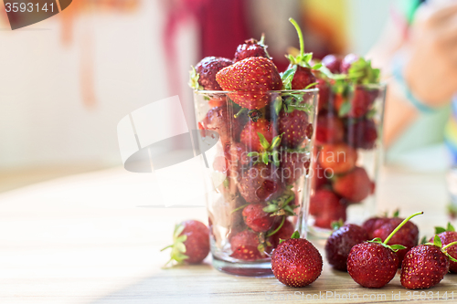 Image of Fresh ripe strawberry