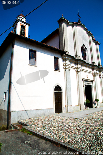 Image of old architecture in italy europe milan   sunlight