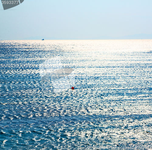 Image of foam and froth in the sea of mediterranean greece