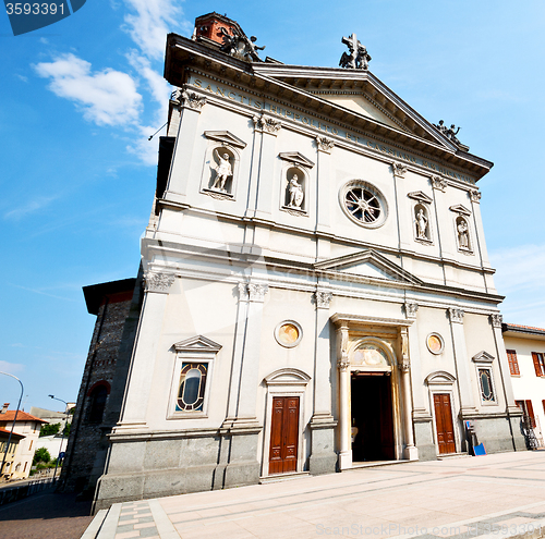 Image of heritage  old architecture in italy europe milan religion       