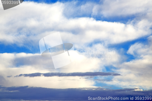 Image of the sunrise in  colored sky   and abstract background