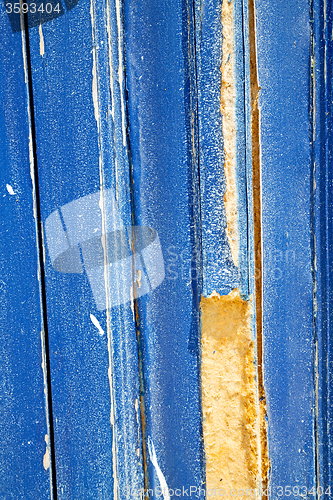 Image of greece home texture of a blue antique wooden 
