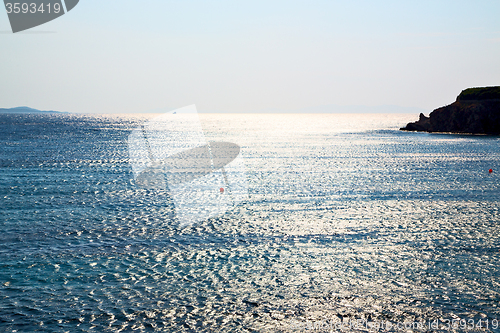 Image of foam and froth in the sea   greece