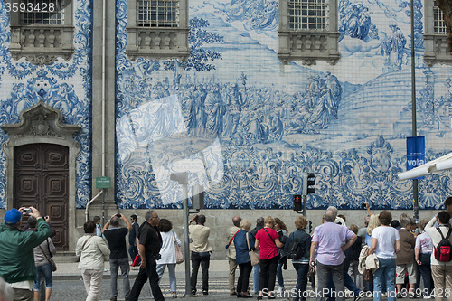 Image of EUROPE PORTUGAL PORTO RIBEIRA OLD TOWN CHURCH