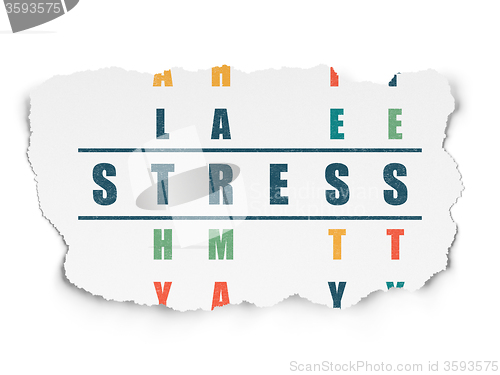 Image of Medicine concept: Stress in Crossword Puzzle