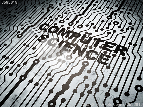 Image of Science concept: circuit board with Computer Science