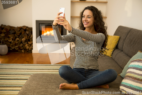 Image of Selfie at home