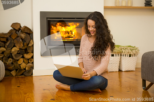 Image of Working at home on a winter day