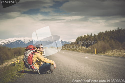 Image of Backpacker Tourist