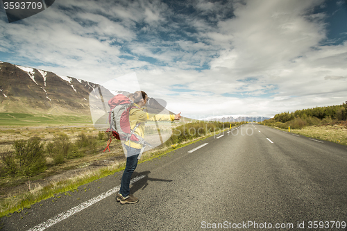 Image of Backpacker Tourist