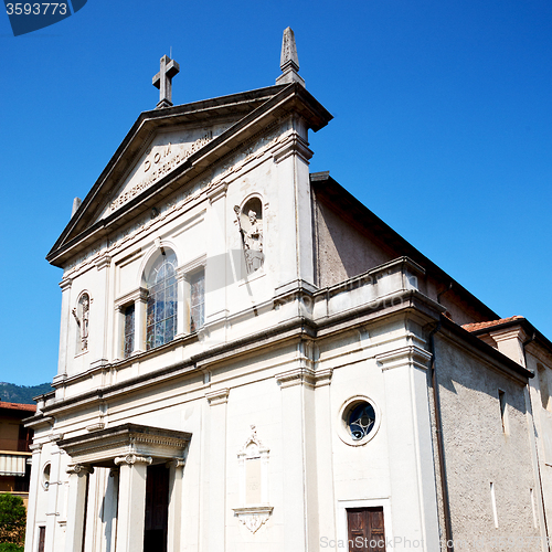 Image of heritage  old architecture in italy europe milan religion       