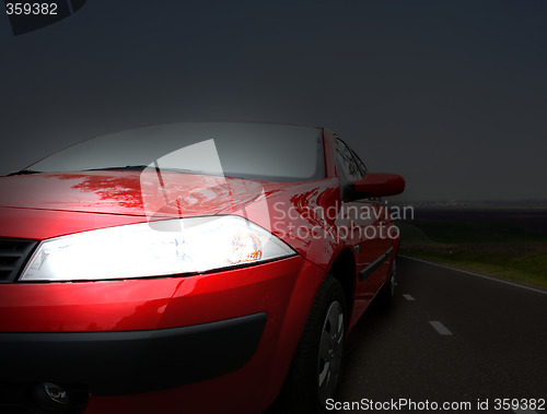 Image of Red car