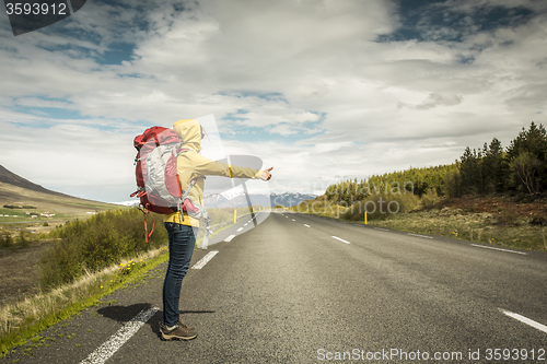 Image of Backpacker Tourist