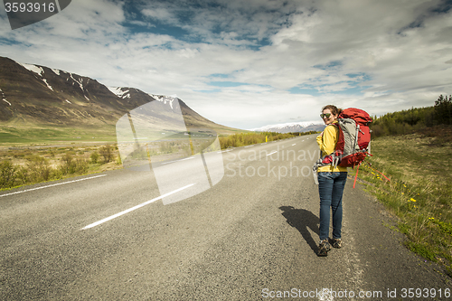 Image of Backpacker Tourist