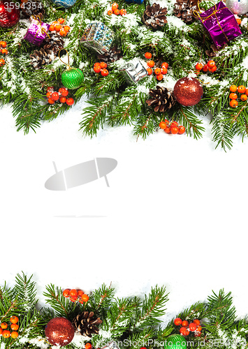 Image of Christmas background. Eve framework