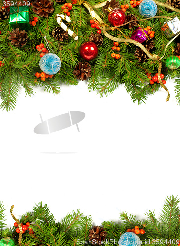 Image of Christmas background. Eve framework